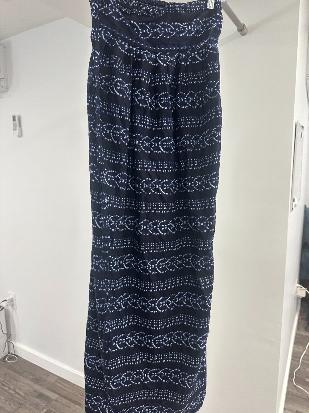 Navy blue african skirt
